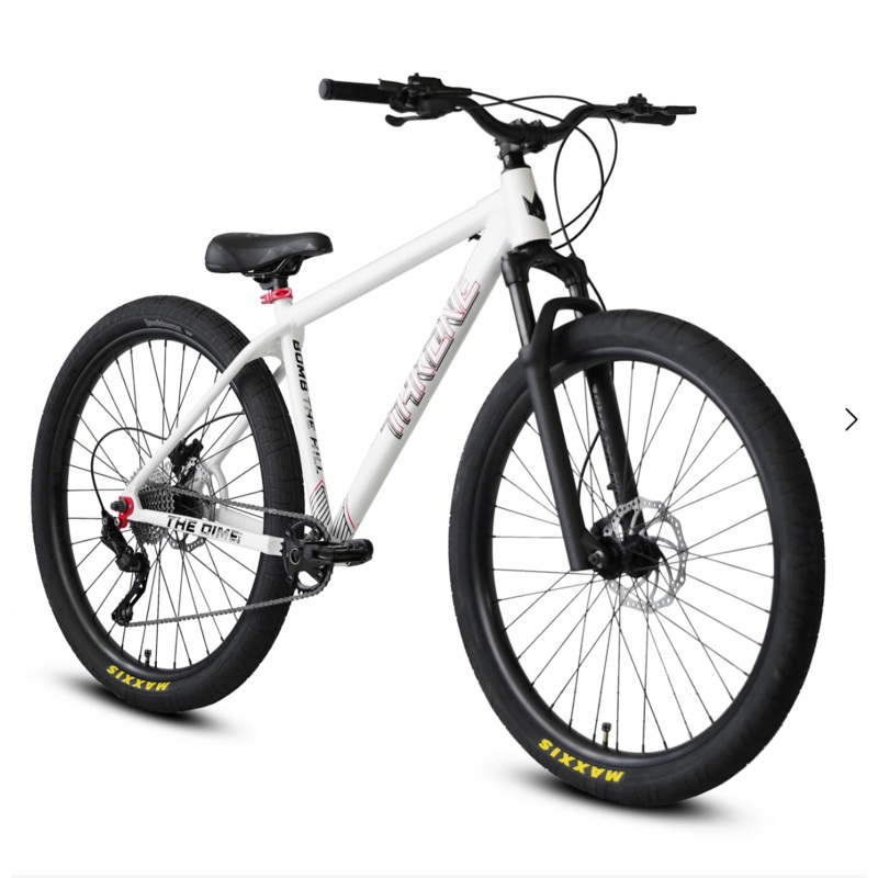Throne Cycles The Dime MTX- White Savage BMX Bike
