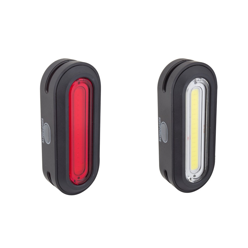 Kryptonite Avenue F-100 & R-50 USB Combo Light Set