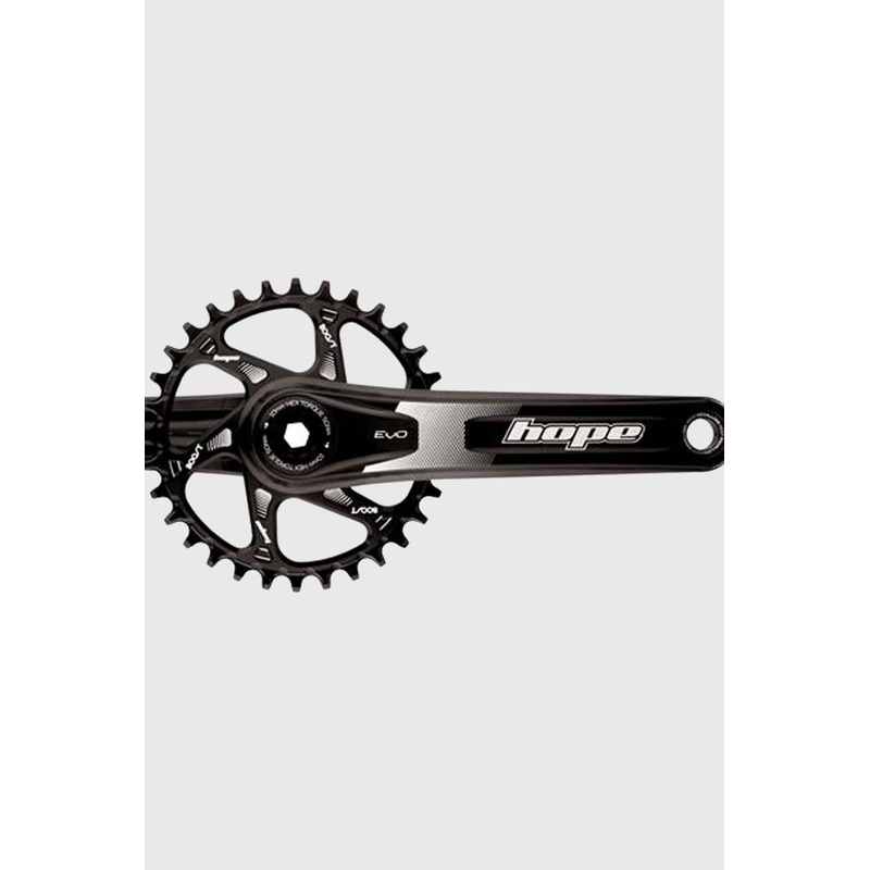 Hope EVO Crankset (No Spider) - Black