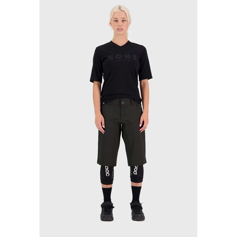 Mons Royale Momentum 2.0 Women's Bike Shorts - Black