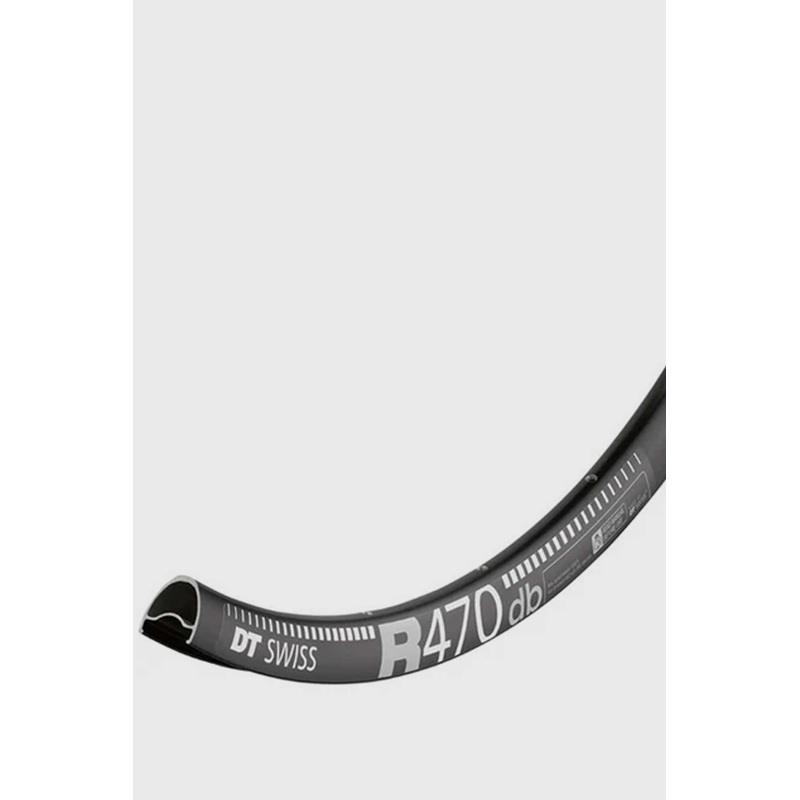 DT Swiss R 470 DB Rim Black 28H 700c