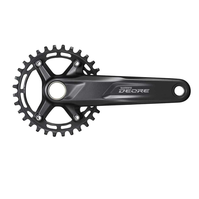 SHIMANO - FC-M5100-1, CRANKSET, SPEED: 10/11, BCD: 96, 32, HOLLOWTECH II, 175MM, BLACK, MTB, SET