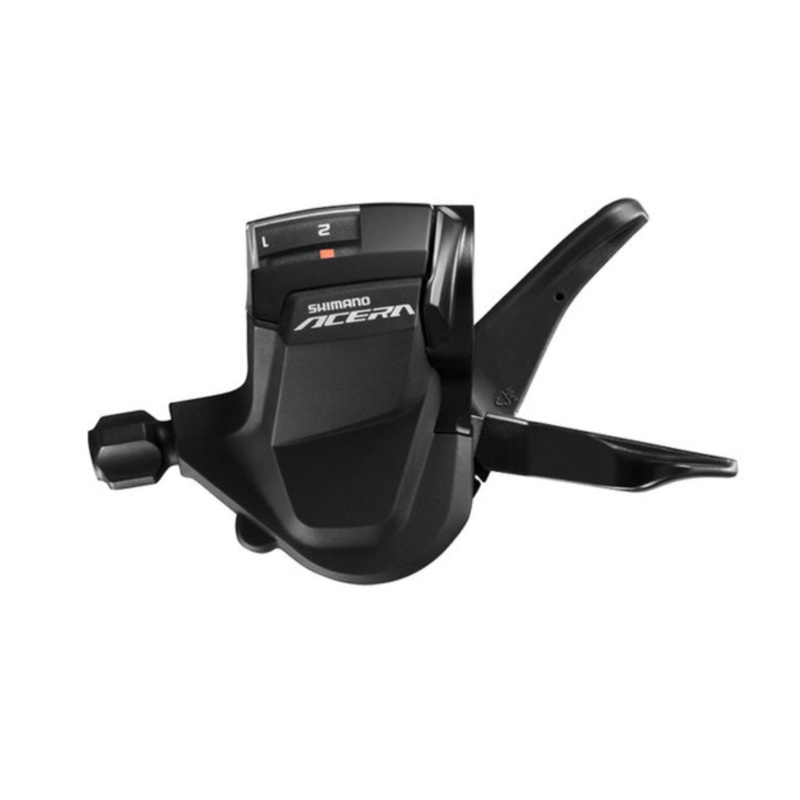 SHIMANO - ACERA SL-M3010-L, 2X9 SP, RAPIDFIRE PLUS, W/OPTICAL GEAR DISPLAY