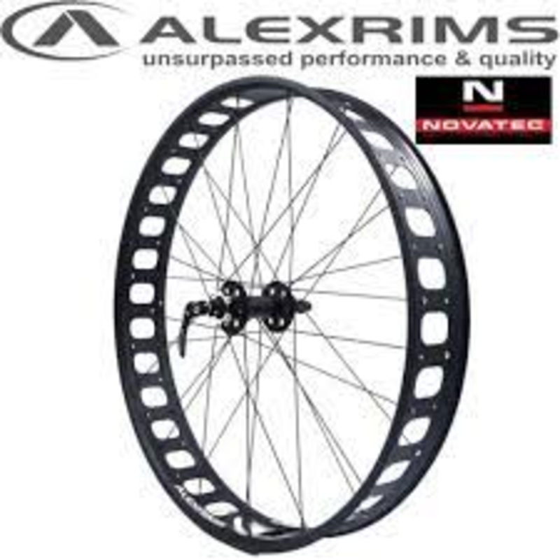 NOVATECH - FAT BIKE FRONT WHEEL, 135MM, 26"