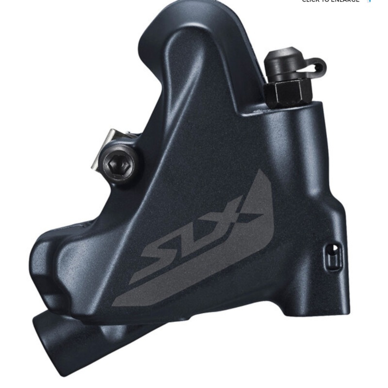 SHIMANO - HYDRAULIC DISC BRAKE, BR-M7110, SLX, REAR, FLAT MOUNT, W/ FIXING BOLT FOR MOUNT THICKNESS 25MM, W/O ADAPTER, W/ L04C METAL PAD (W/FIN)