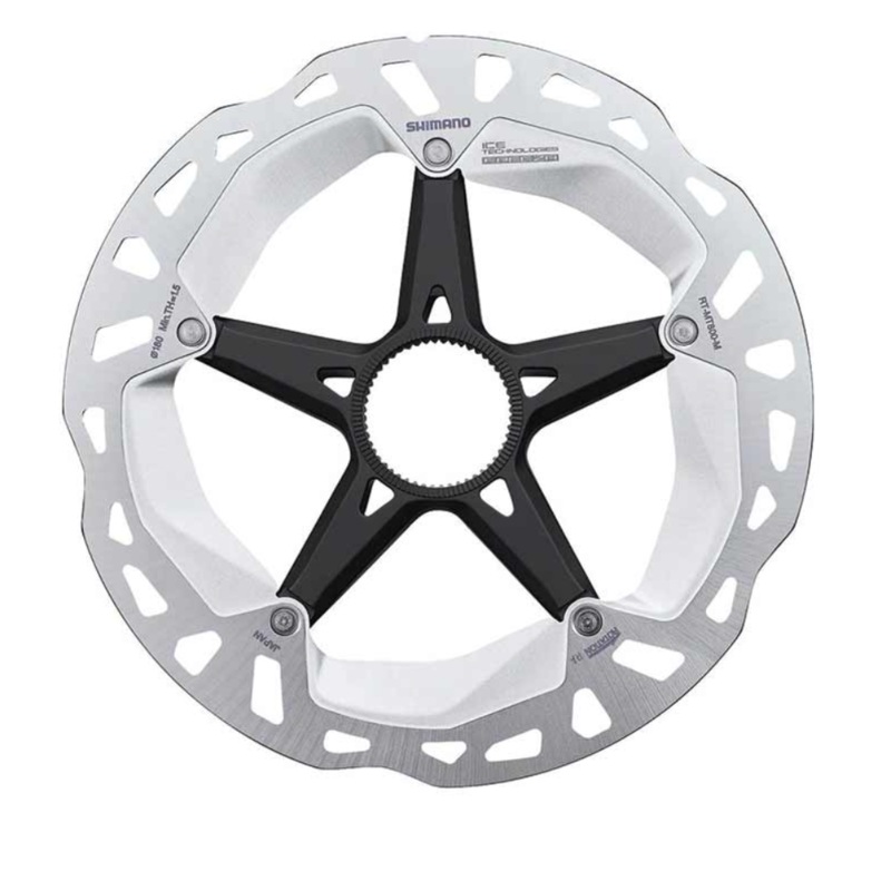 SHIMANO - ROTOR FOR DISC BRAKE, RT-MT800, M 180MM, W/LOCK RING (EXTERNAL SPLINE TYPE)
