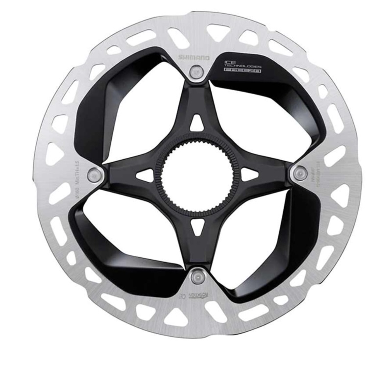 SHIMANO - ROTOR FOR DISC BRAKE, RT-MT900, S 160MM, W/LOCK RING (EXTERNAL SPLINE TYPE)