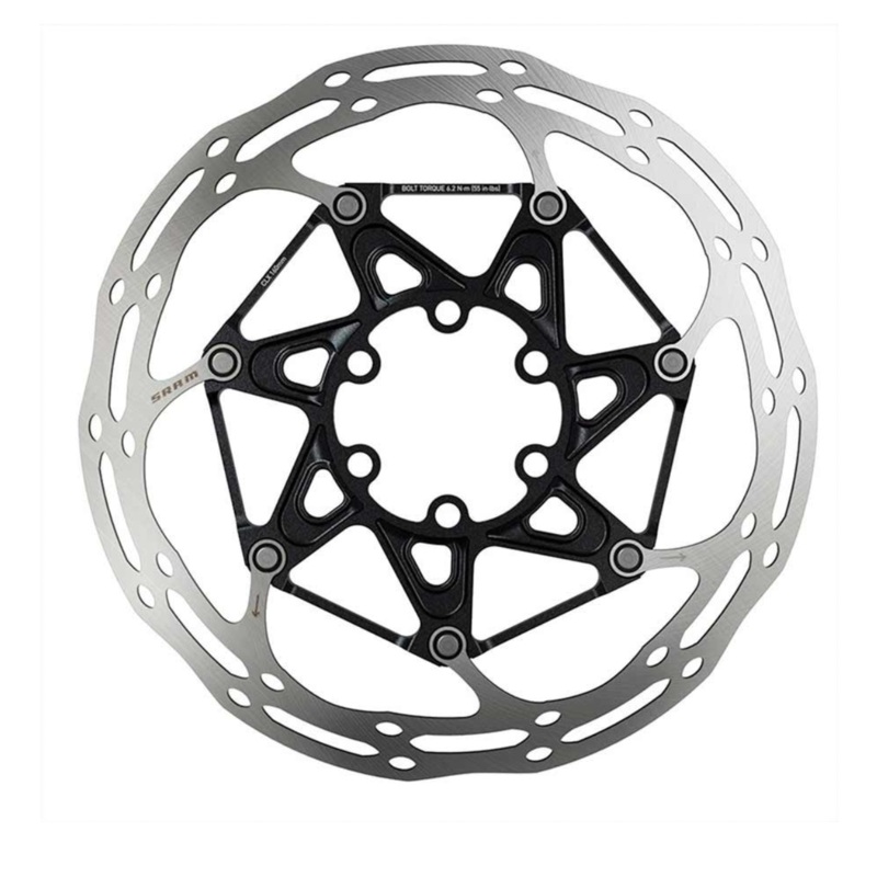 SRAM - CENTERLINE 2 PIECE ROUNDED DISC BRAKE ROTOR ISO 6Bolt, 180mm