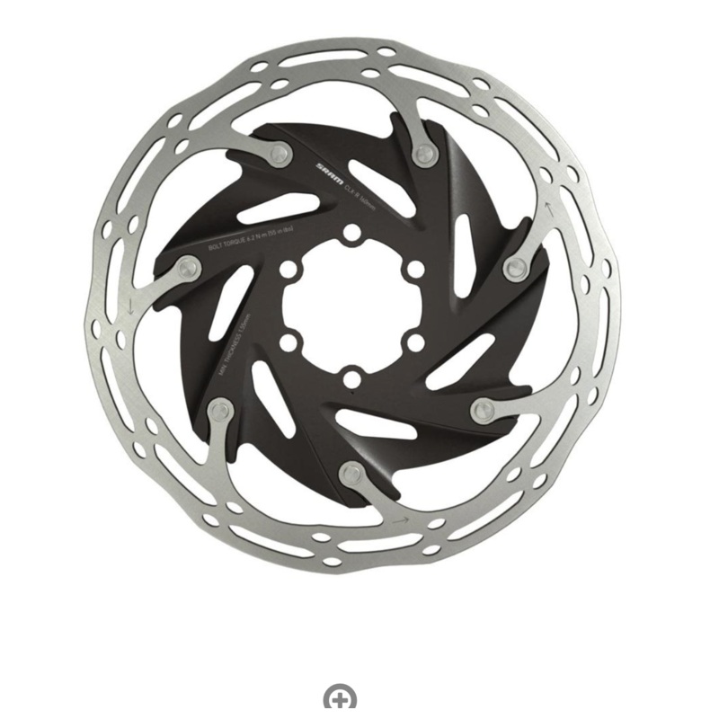 SRAM - CENTERLINE X 6 BOLT 140mm ISO DISC BRAKE ROTOR