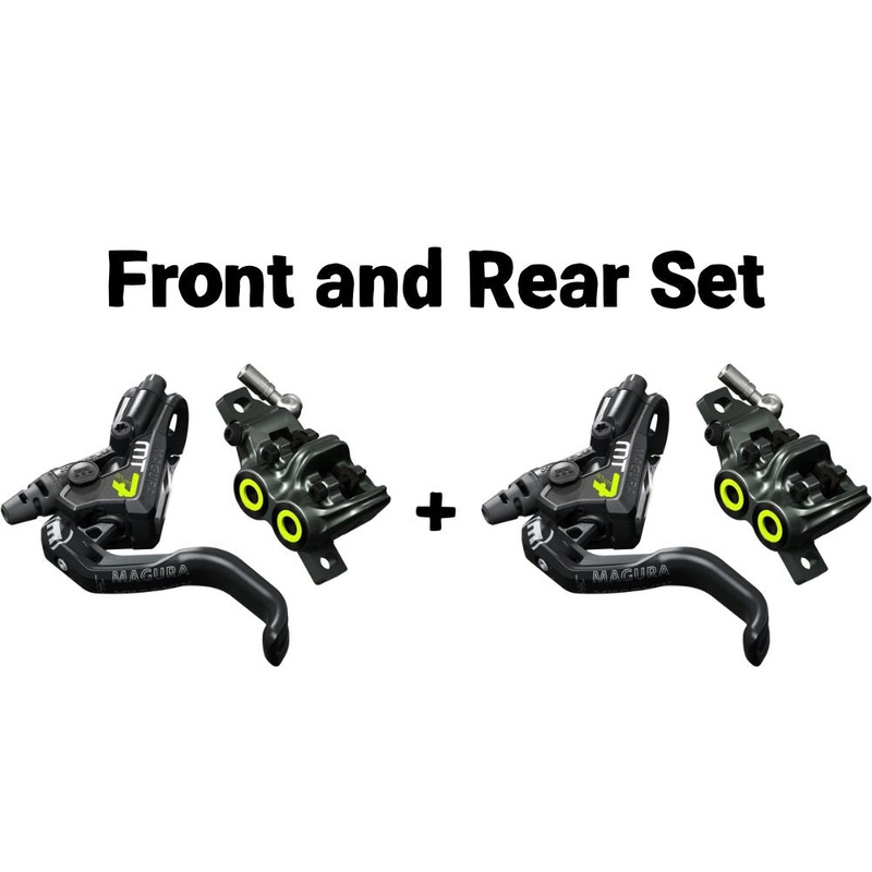 Magura MT7 Pro Brakes - Black & Gray - Front and Rear - Set of 2