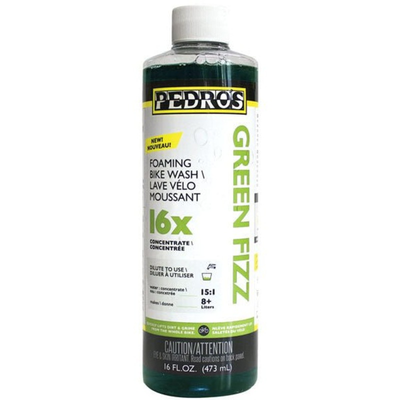 Pedros Green Fizz Bike Wash Concentrate - 16oz Bottle