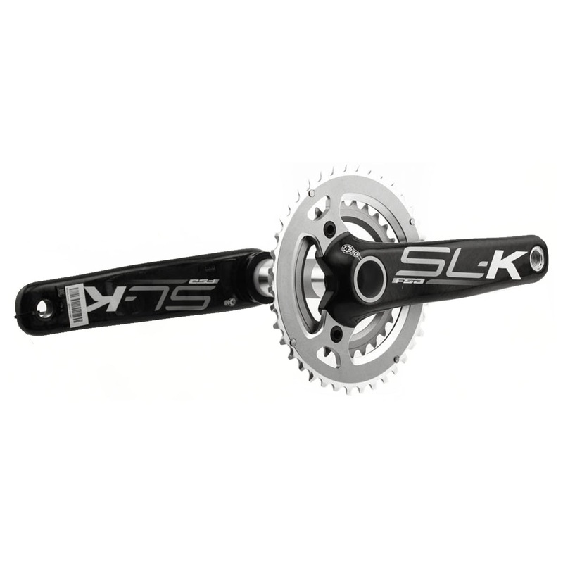 FSA SL-K PF30 10 Spd Crankset - Carbon-White