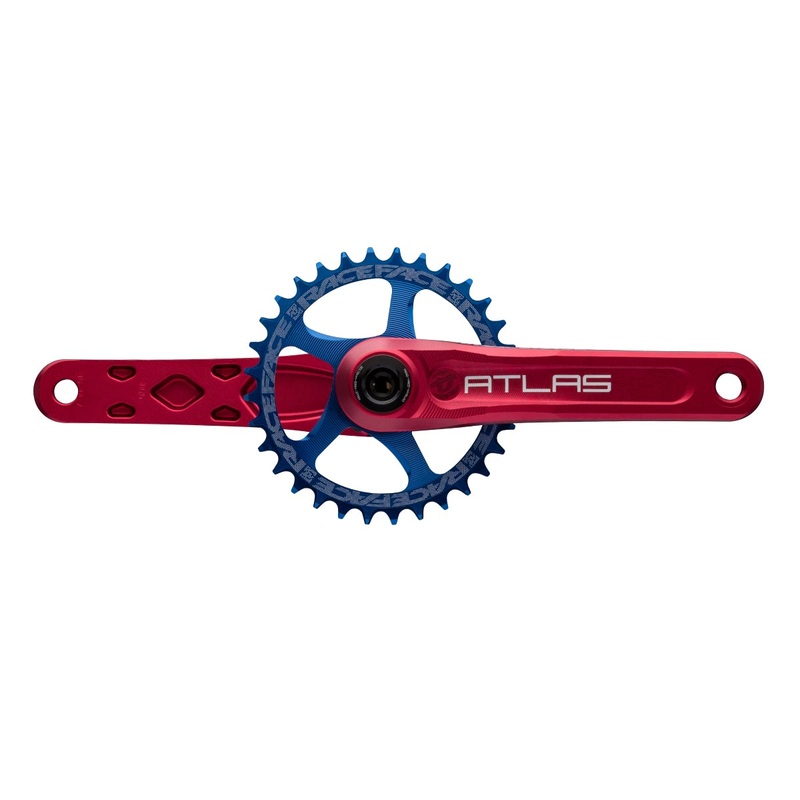 Race Face Atlas Crank Arms - Red