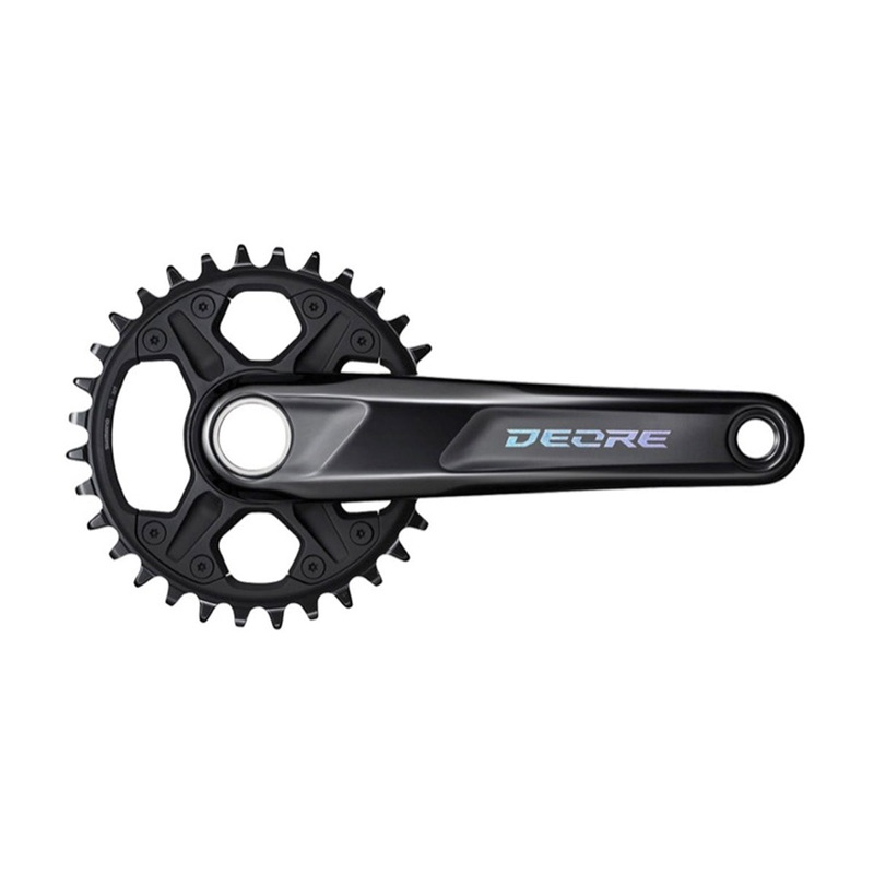 Shimano Deore M6100-1 12 Spd Crankset - Black
