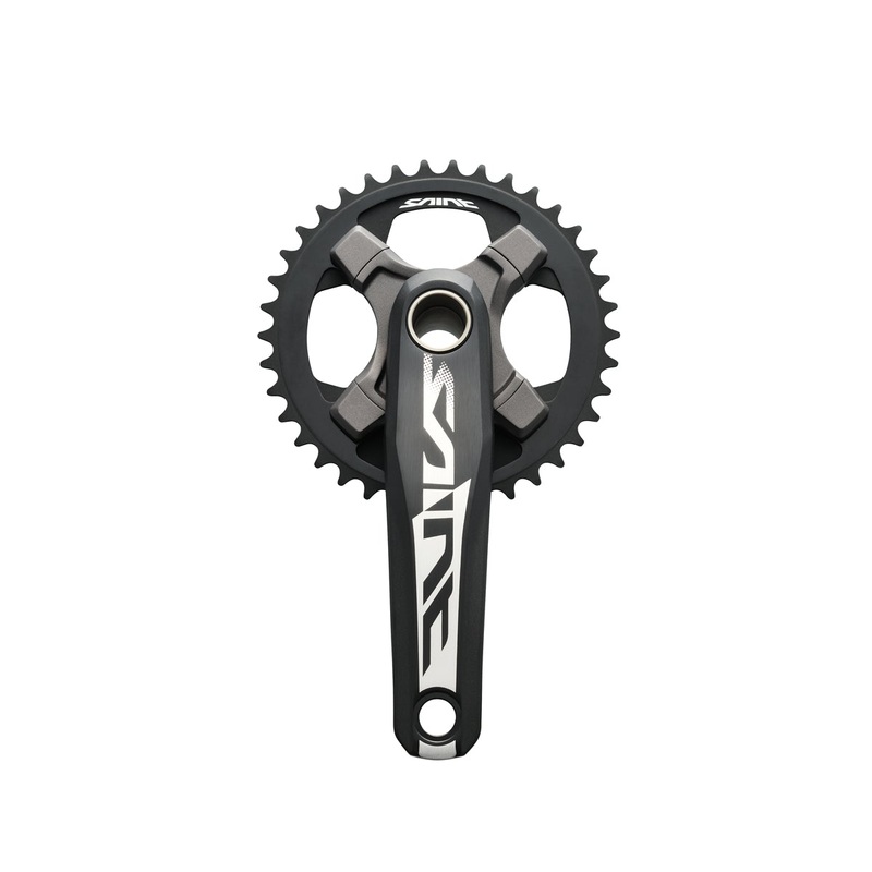 Shimano Saint M820 Single Ring Crankset - Black