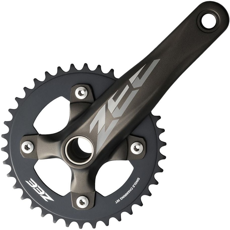 Shimano Zee M640 10 Spd Crankset - Black