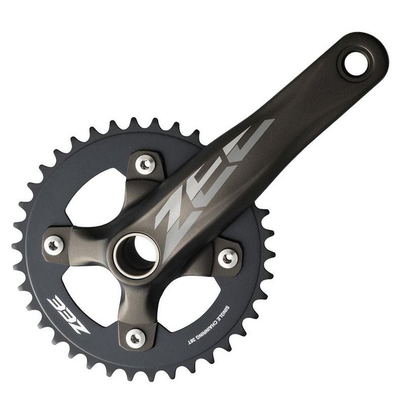 Shimano Zee M645 10 Spd Crankset - Black