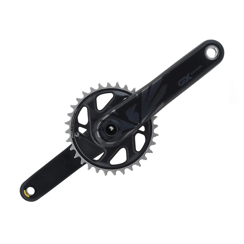 SRAM GX Eagle Carbon DUB 12 Spd Boost Crankset - Lunar - 2021