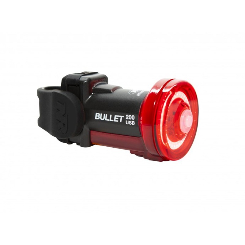 NiteRider Bullet 200 Rear Light - Black-Red