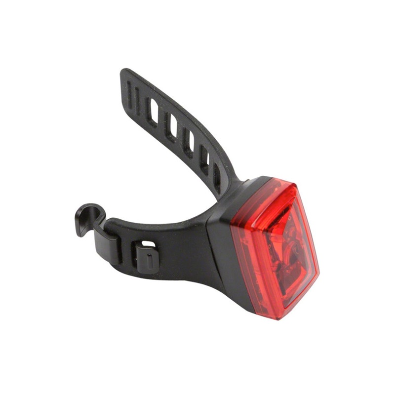 PDW Asteroid Tail Light - Black-Red