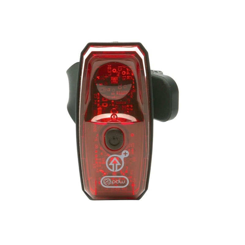 PDW Gravity+ 100 Tail Light - Black-Red