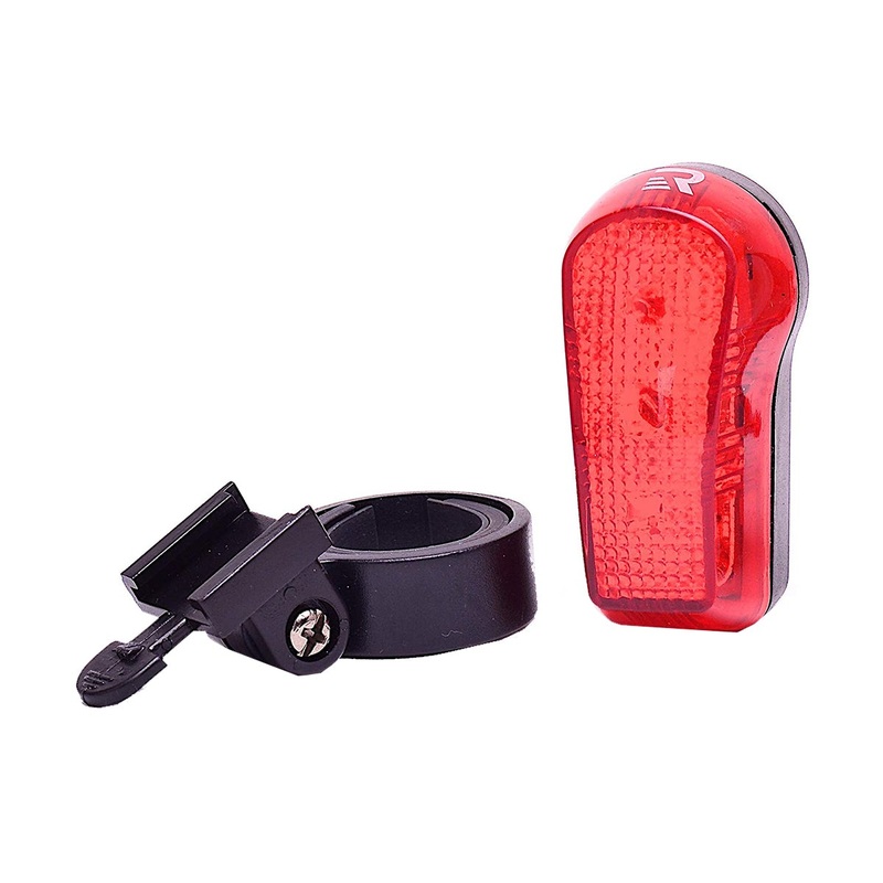 Retrospec Denali 7 Rear Light - Black-Red