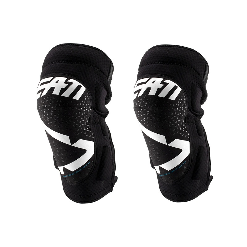 Leatt 3DF 5.0 Zip Knee Guard - White-Black