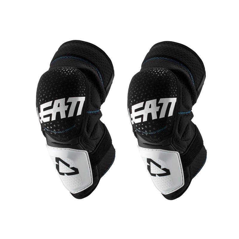Leatt 3DF Hybrid Knee Guard - White-Black