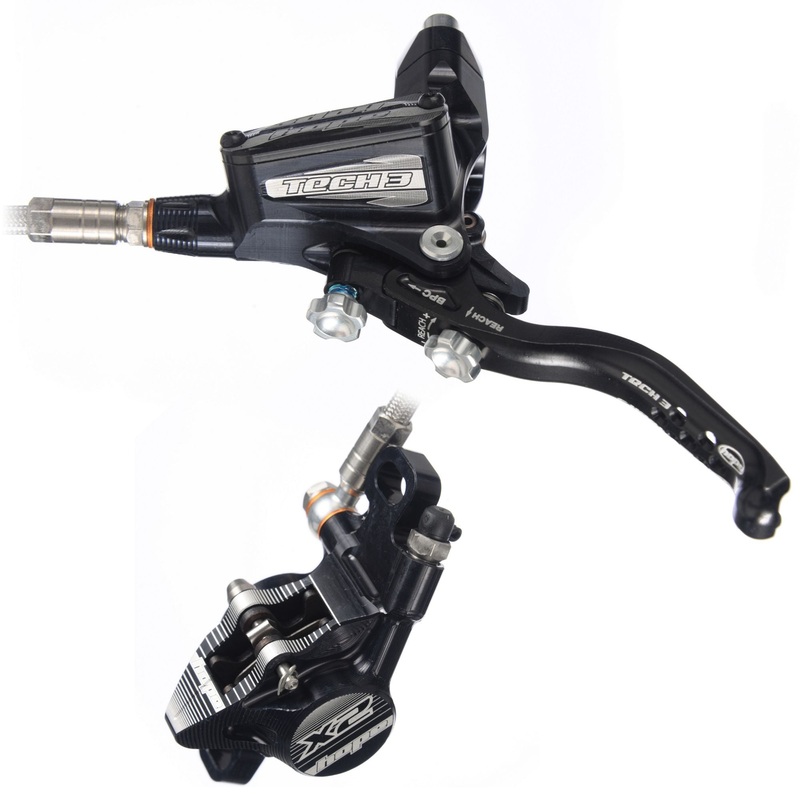 Hope Tech 3 X2 Disc Brake - Front - Black - NLM