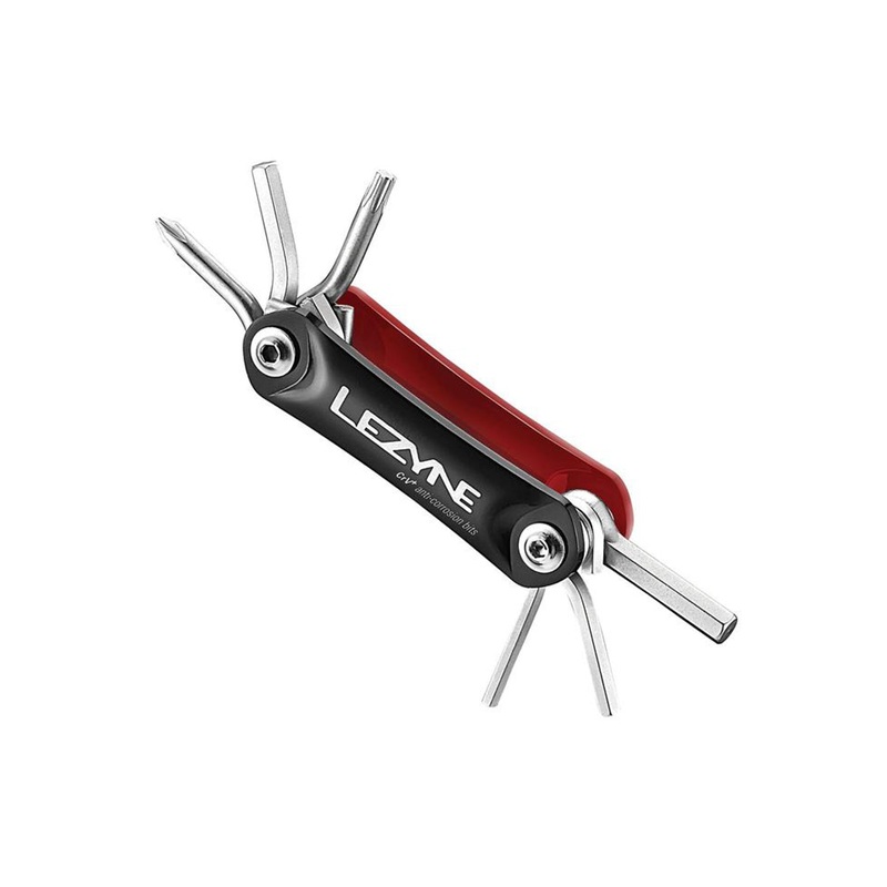 Lezyne RAP-6 Multi Tool - Red-Black