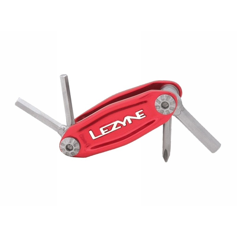 Lezyne Stainless 4 Multi-Tool - Red