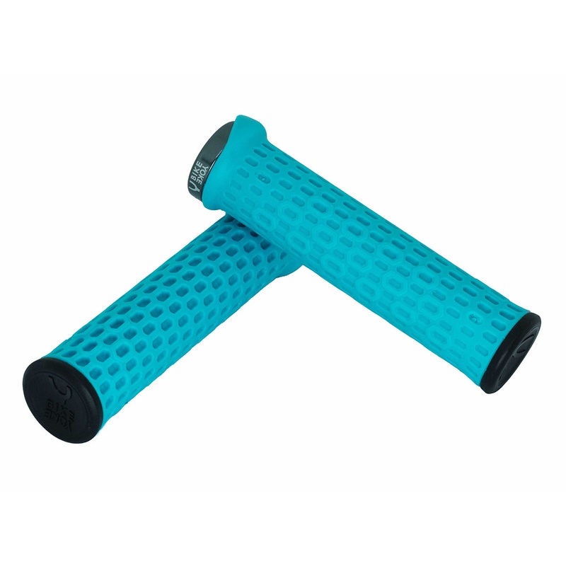 Bike Yoke Grippy Lock On Grips - Blue