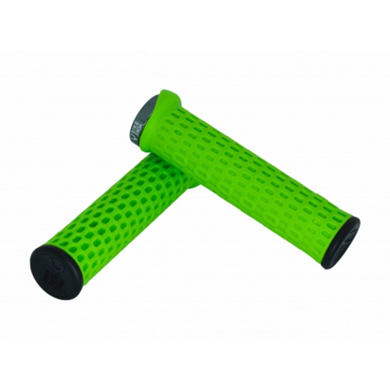 Bike Yoke Grippy Lock On Grips - Lime