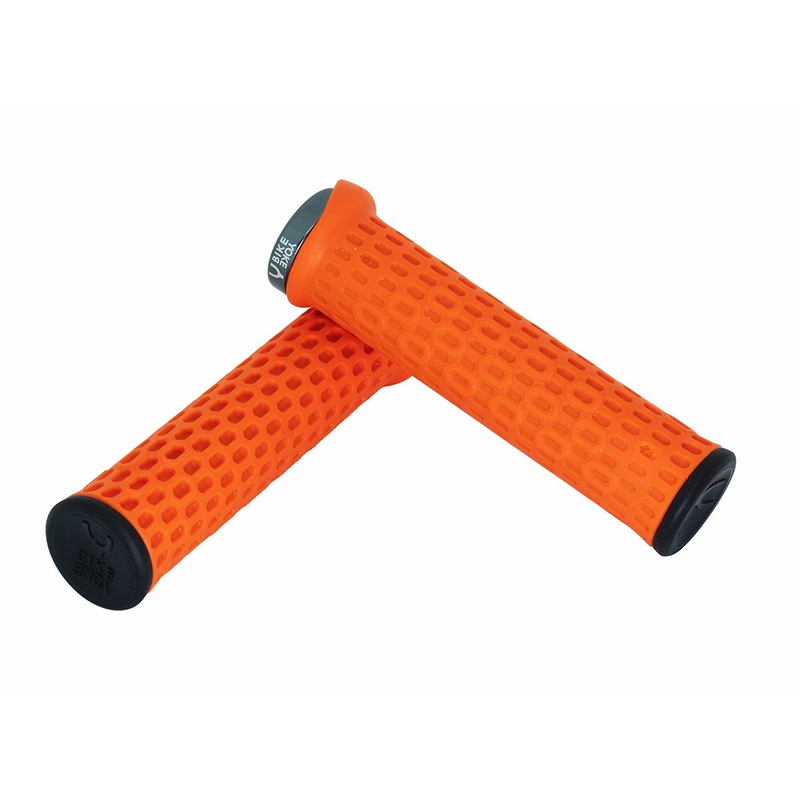 Bike Yoke Grippy Lock On Grips - Orange