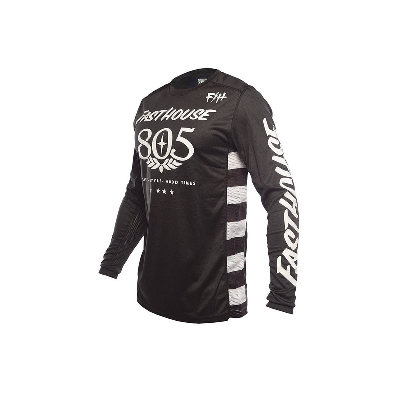 Fasthouse Classic 805 Long Sleeve MTB Jersey - Black