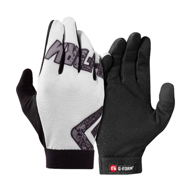 G-Form Temp MTB Glove - Youth - White-Black