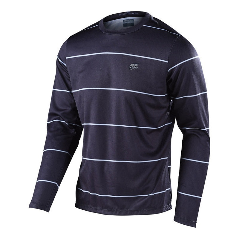 Troy Lee Designs Flowline Long Sleeve MTB Jersey - Revert - Black