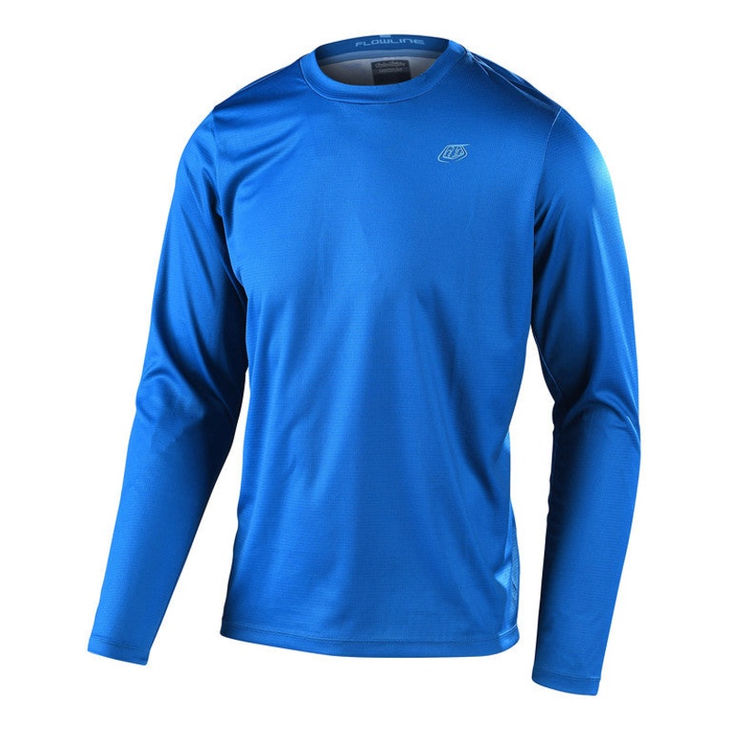 Troy Lee Designs Flowline Long Sleeve MTB Jersey - Slate Blue