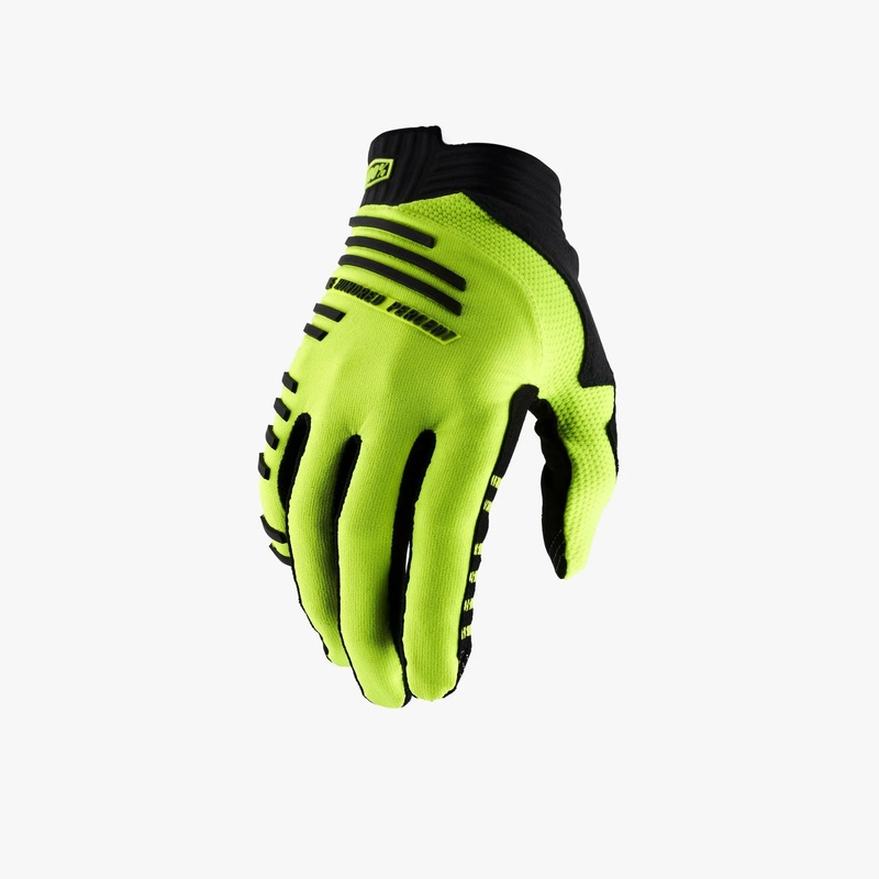 100% R-Core MTB Glove - Fluo Yellow