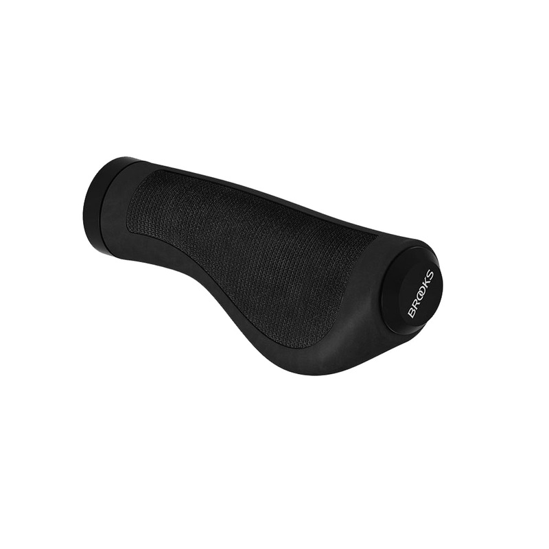 Brooks England Ergonomic Rubber Grip - 130/130 - All Black