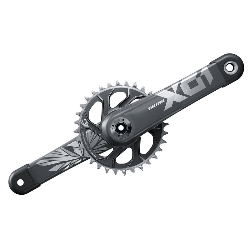 SRAM X01 Eagle SuperBoost+ 12 Spd MTB Crankset - Lunar-Polar