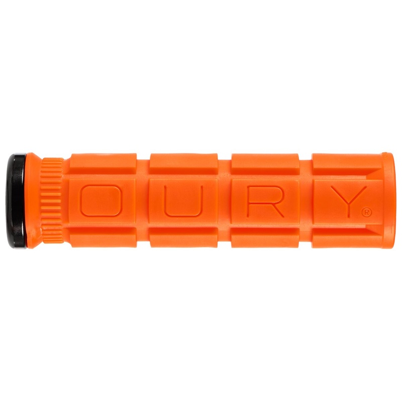 Oury V2 Single-Sided Lock-On Grips - Blaze Orange