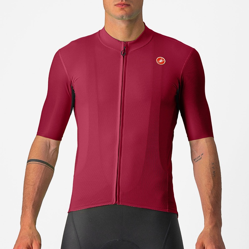Maglia Castelli Endurance Elite - Bordeaux