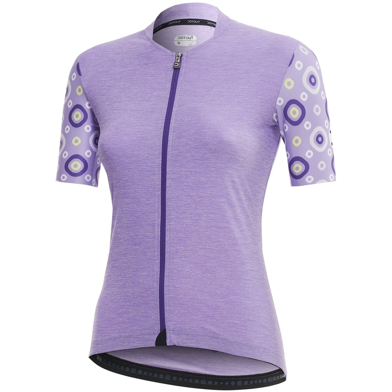 Maglia donna Dotout Check - Lilla melange