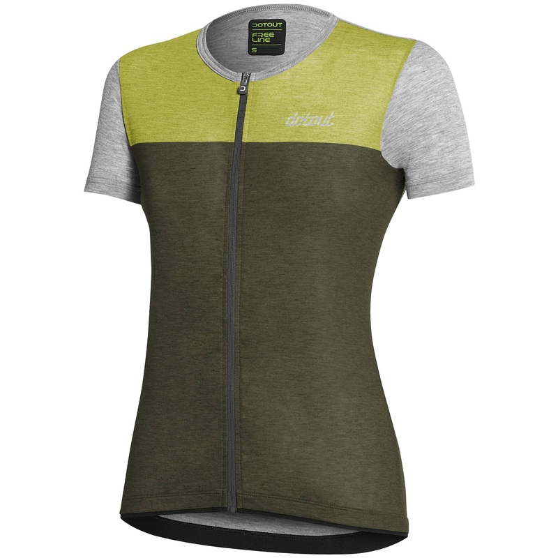 Maglia donna Dotout Glory - Verde grigio