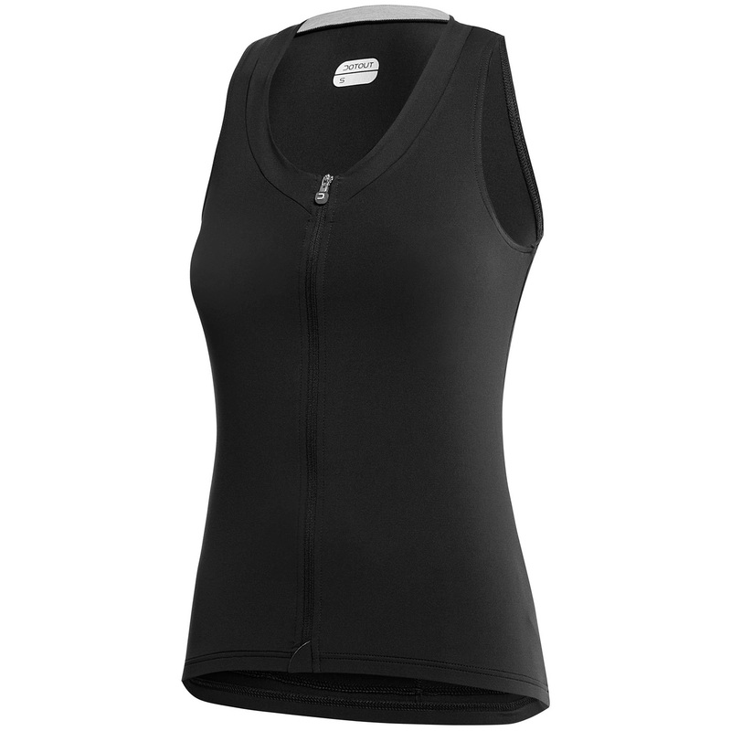Maglia donna senza maniche Dotout Crew - Nero