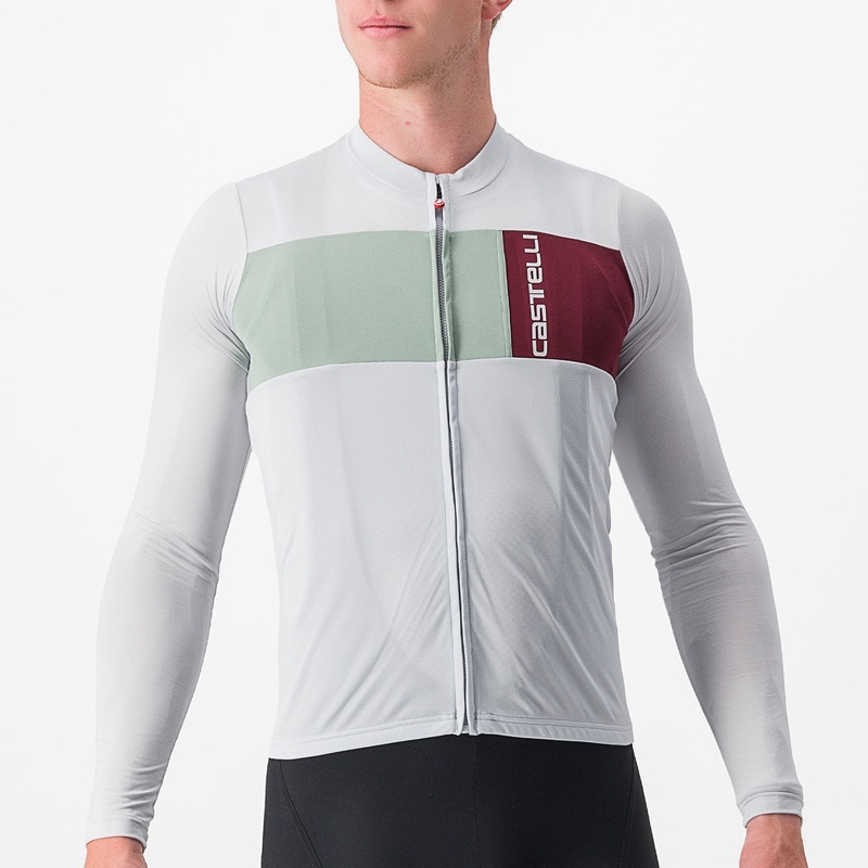 Maglia maniche lunghe Castelli Prologo 7 - Grigio