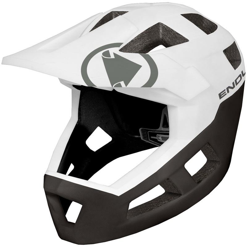 Casco Endura SingleTrack Full Face Mips - Bianco