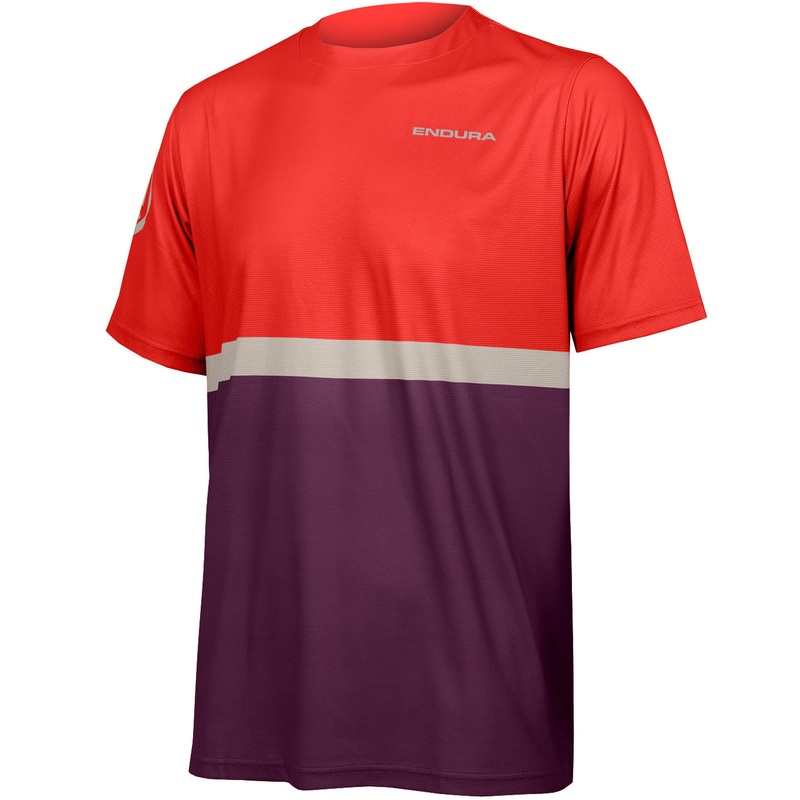 Maglia Endura SingleTrack Core T 2 - Viola