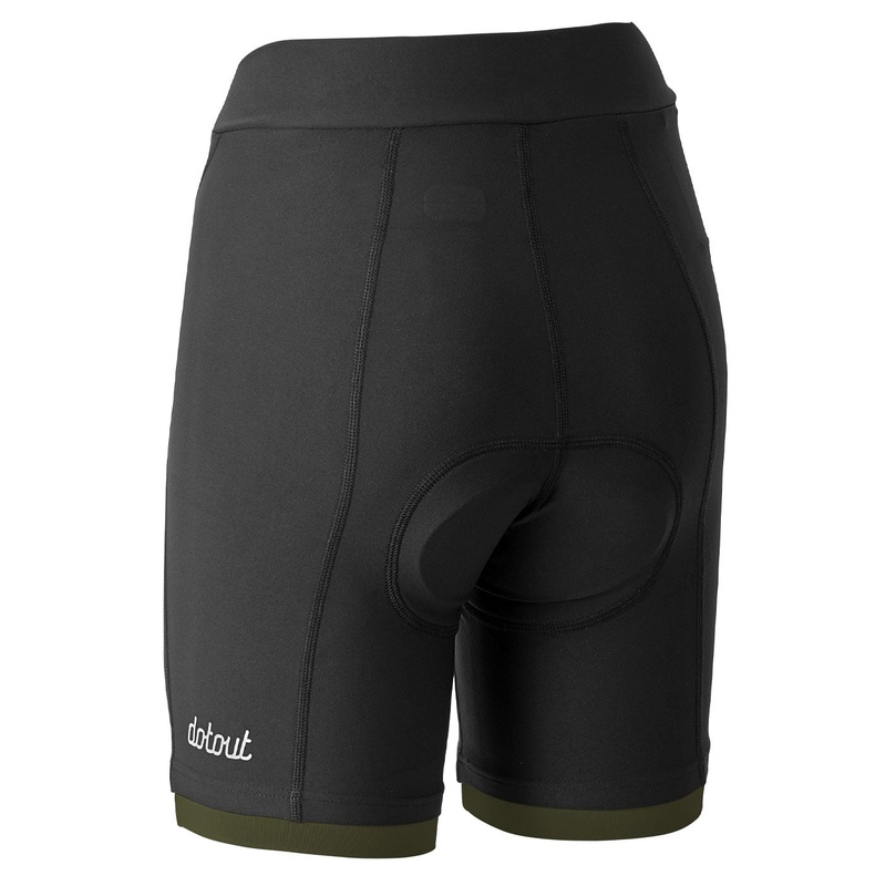 Pantaloncini donna Dotout Instinct Pro - Nero verde